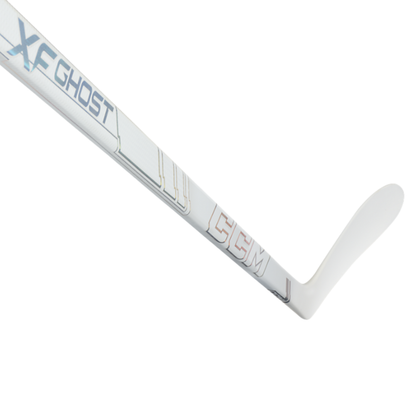 A photo of the CCM Tacks XF Ghost Senior Hockey Stick - White Edition 