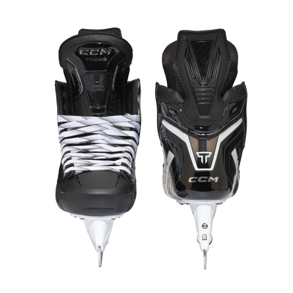A photo of the CCM Tacks XR Hockey Skates in colours black, silver and grey.