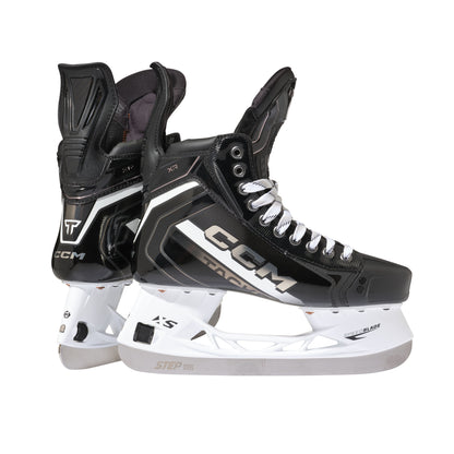 A photo of the CCM Tacks XR Hockey Skates in colours black, silver and grey.
