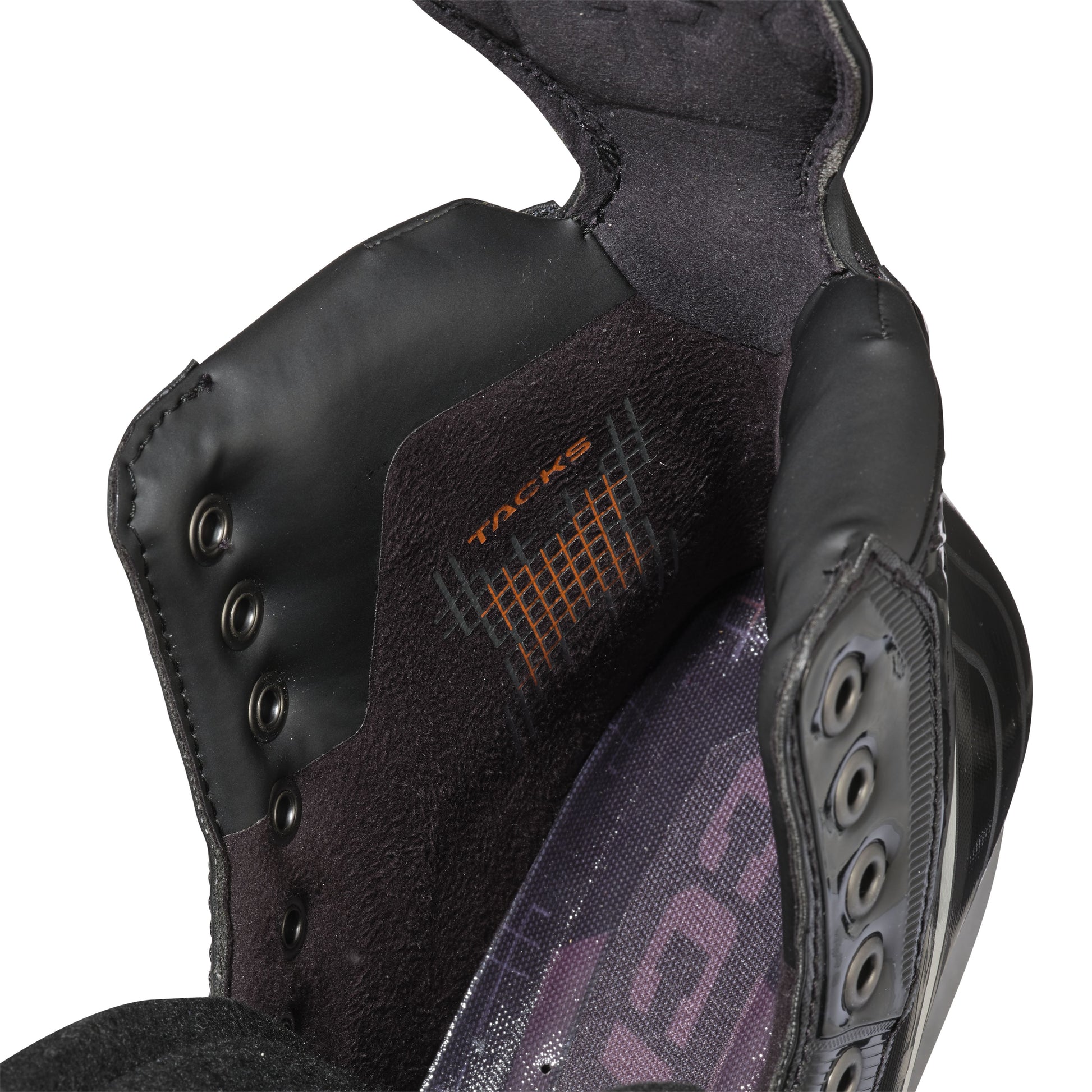 A photo of the CCM Tacks XR Hockey Skates in colours black, silver and grey.