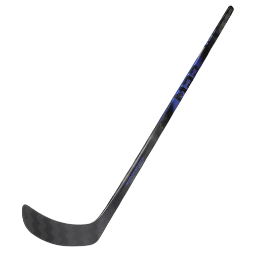 A photo of the CCM Ribcor Trigger 10 Pro Hockey Stick in colour black and purple.