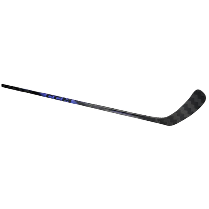 A photo of the CCM Ribcor Trigger 10 Pro Hockey Stick in colour black and purple.