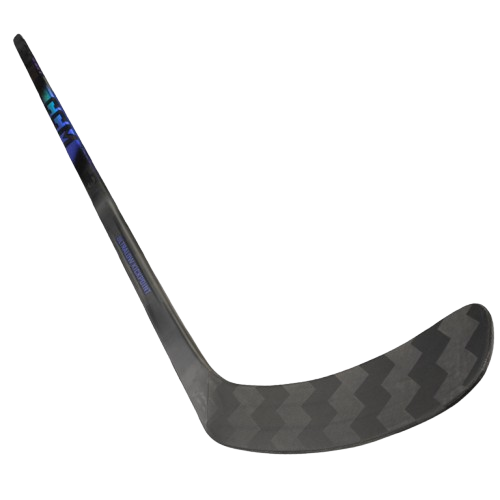 A photo of the CCM Ribcor Trigger 10 Pro Hockey Stick in colour black and purple.