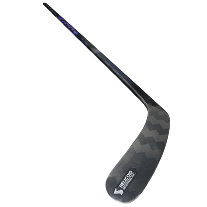 A photo of the CCM Ribcor Trigger 10 Pro Hockey Stick in colour black and purple.