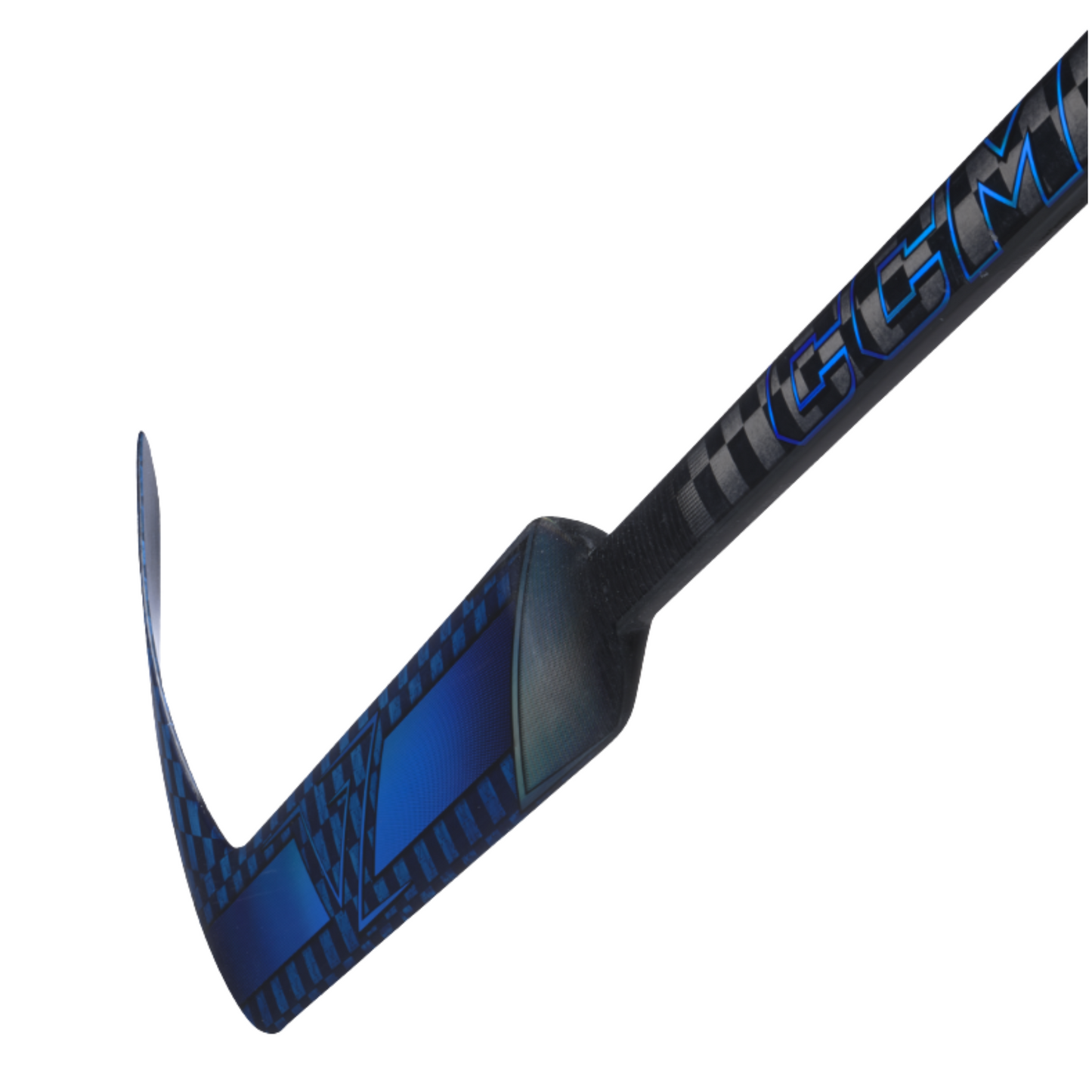 The CCM Vizion P4 Senior Goalie Stick Navy in colour navy