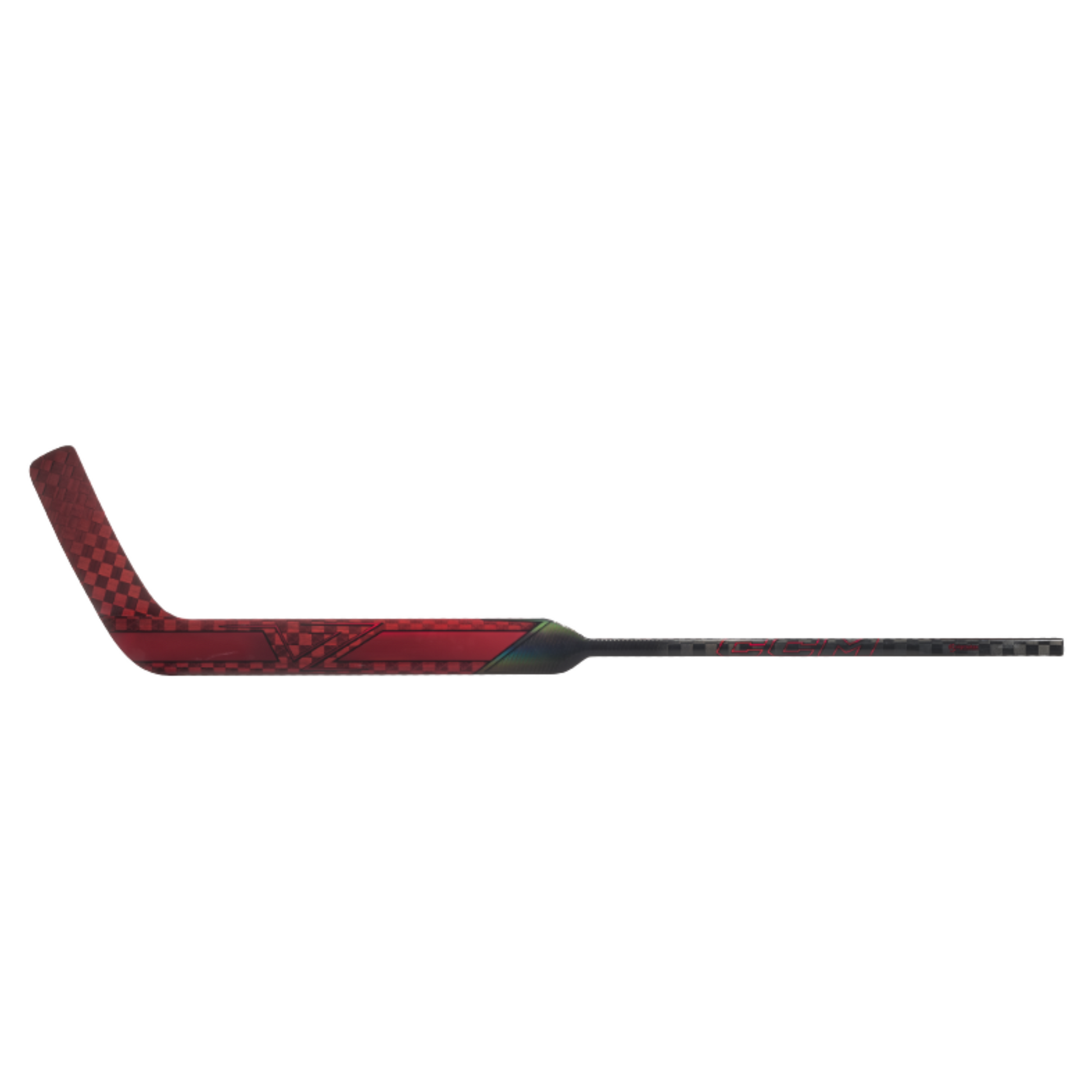 A photo of the CCM Vizion P4 Goalie Stick in colour red.