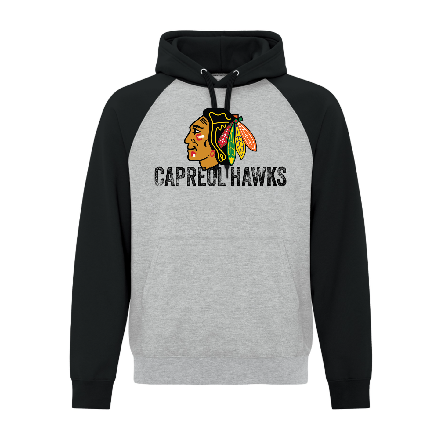 Capreol Minor Hockey Association - Two Tone Adult Hoodie
