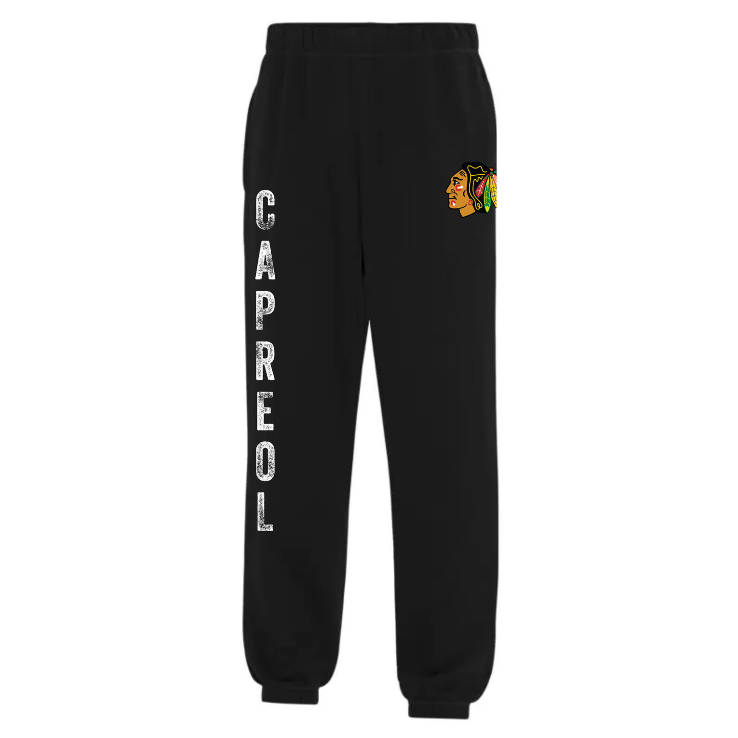 A photo of the Capreol Minor Hockey Association - Adult Sweatpants in colour black.