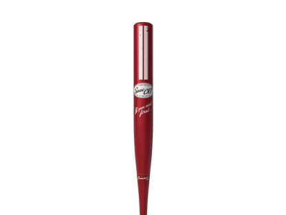 A photo of the Combat Performance Stang Cody Roton Jones CR-1 12.5" USSSA Slo-Pitch Bat in colour red and white.