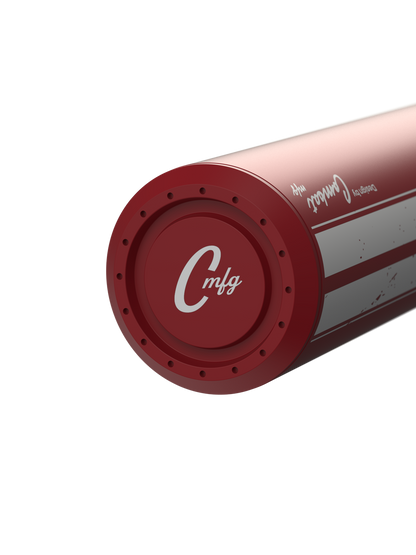 A photo of the Combat Performance Stang Cody Roton Jones CR-1 12.5" USSSA Slo-Pitch Bat in colour red and white.