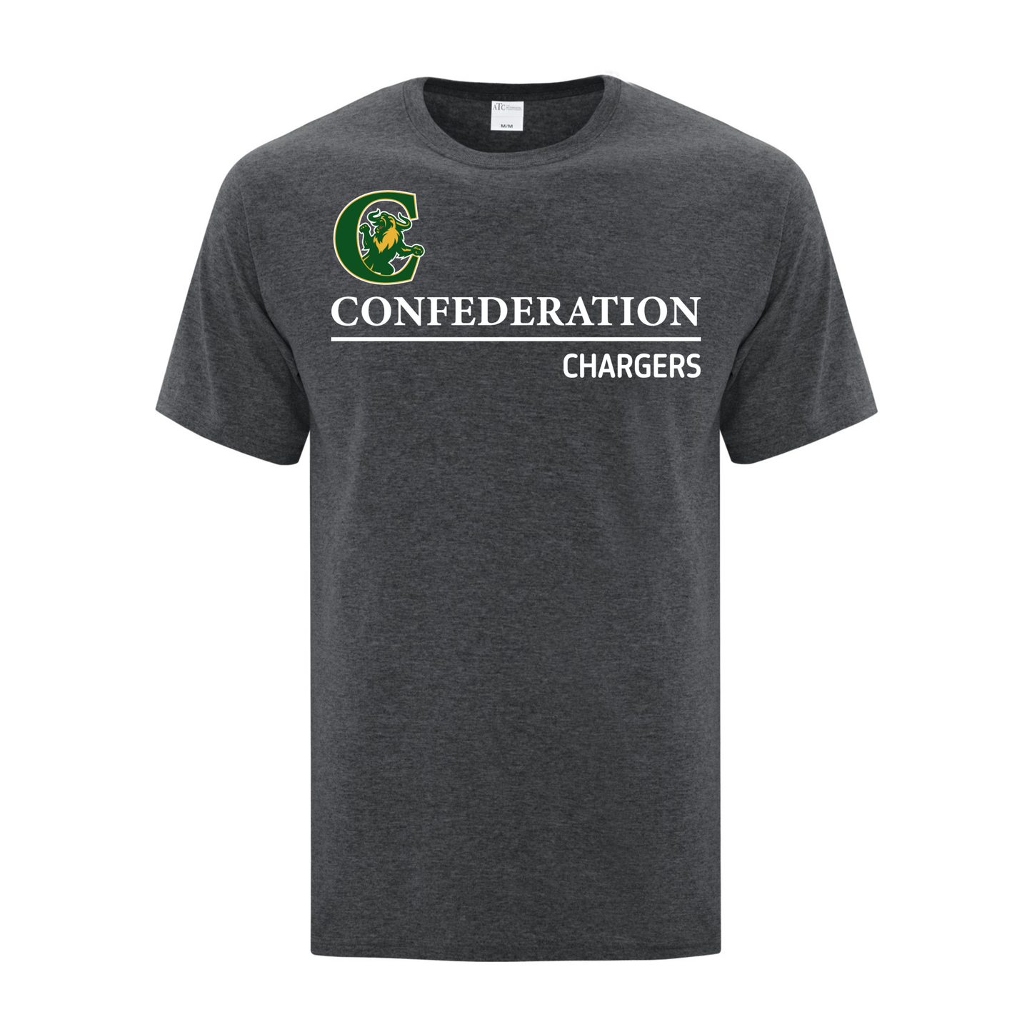 A photo of the Confederation Chargers in colour dark grey