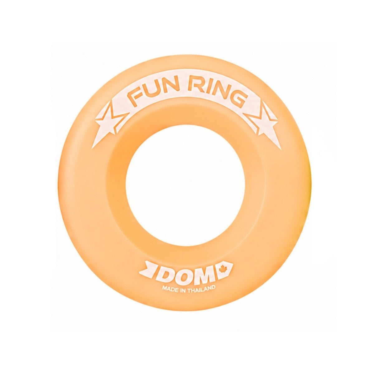 A photo of the Dom Mini "Fun" Ring in colour orange