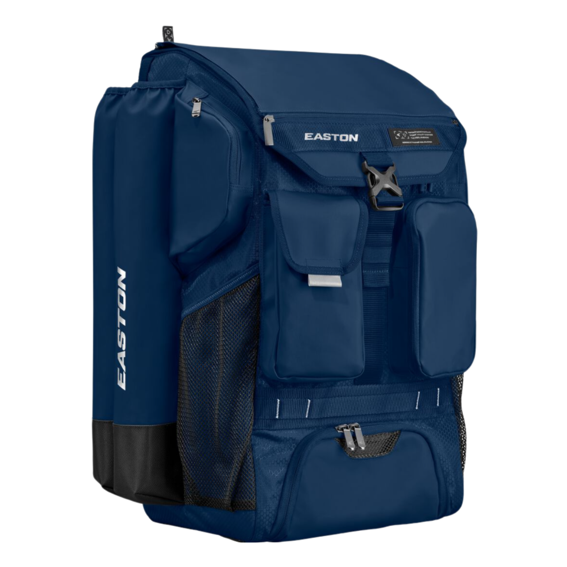A photo of the Easton Five Tool Phenom Backpack in colour navy blue.