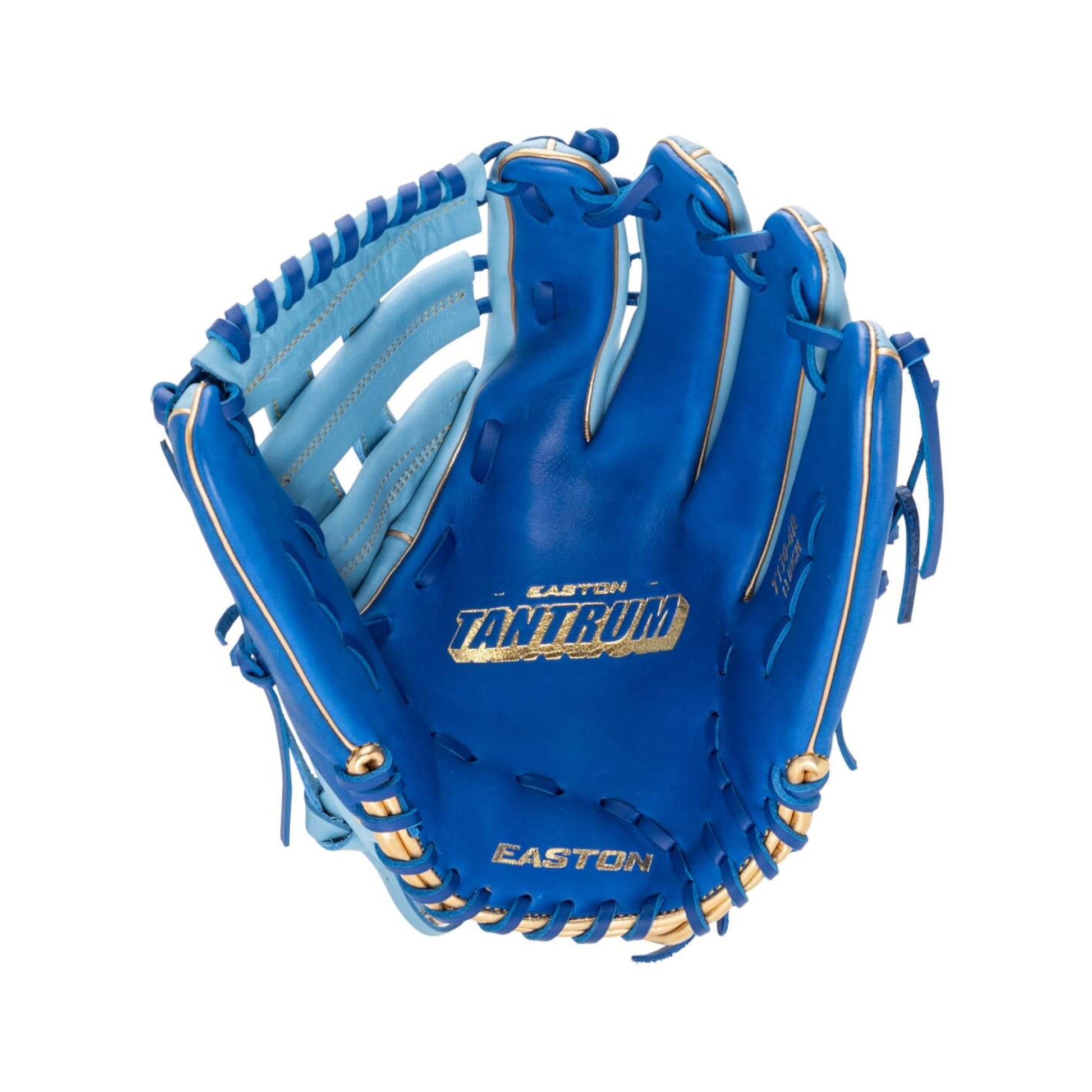 A photo of the Easton Tantrum Series 13" Slow Pitch Softball Glove  in colour blue.