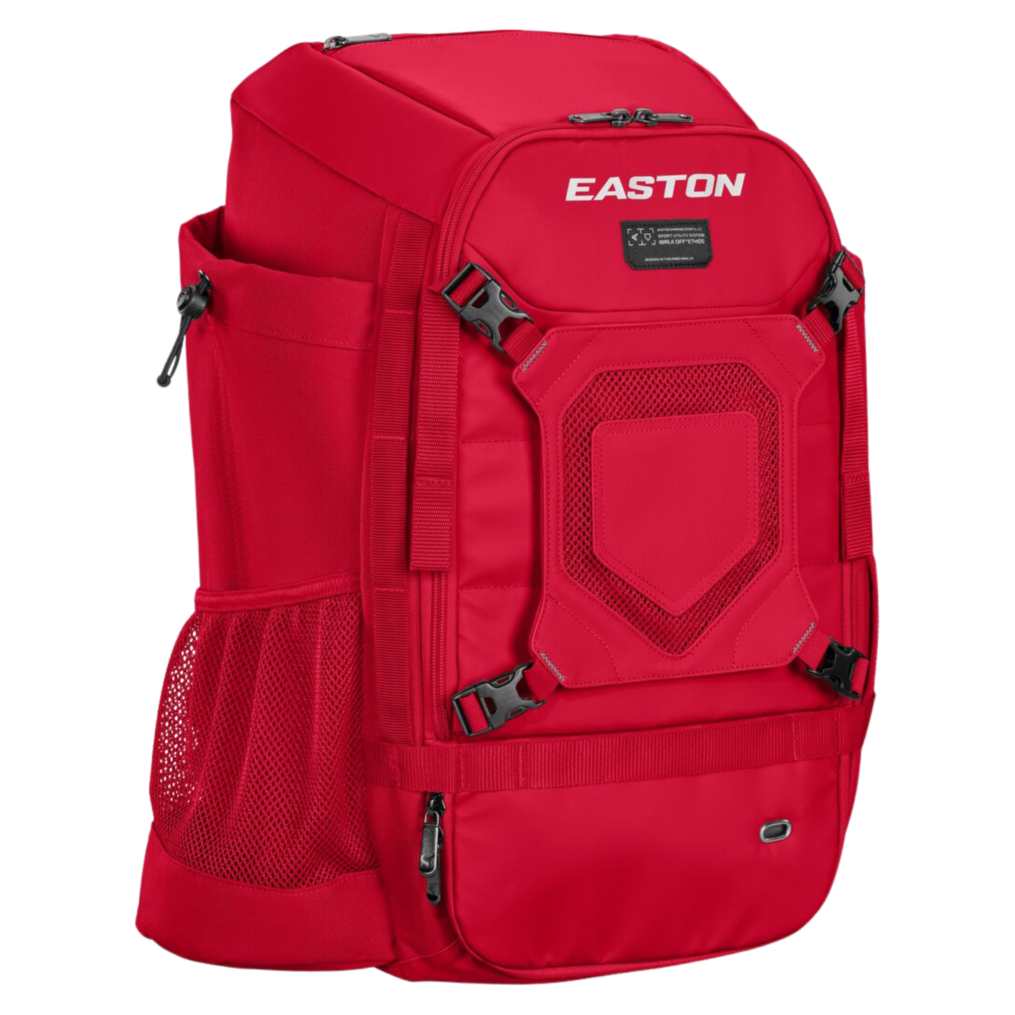 A photo of the Easton Walk-Off Ethos Backpack in colour red.
