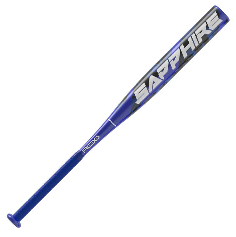 Baseball bat with 'Sapphire' branding on a white background