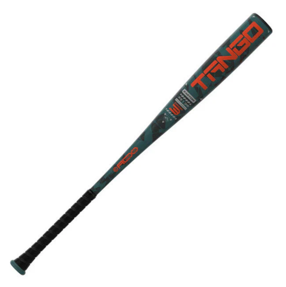 Baseball bat with 'Tango' branding on a white background