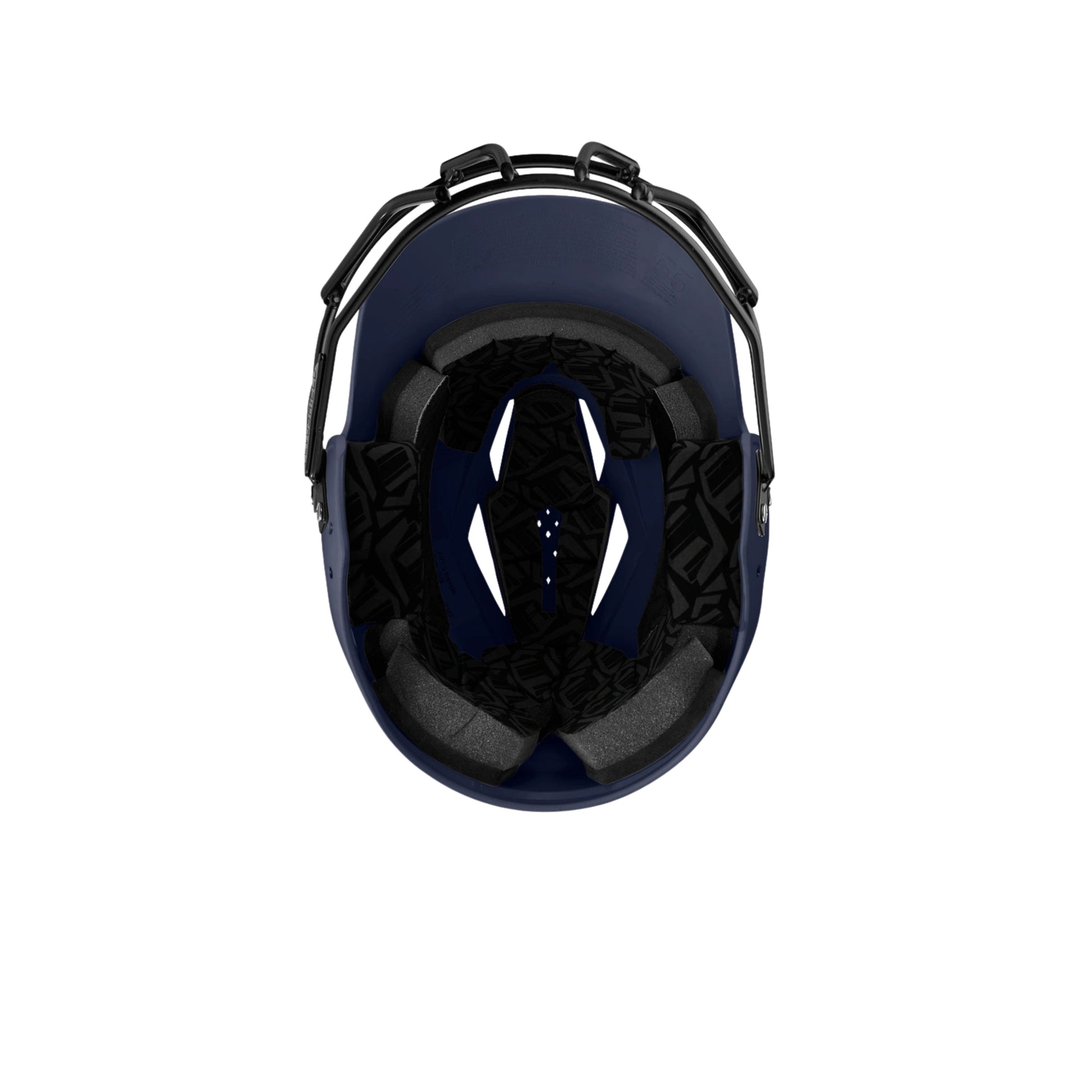 A photo of the EvoShield XVT 2.0 Matte Batting Helmet w/ Facemask in colour navy.