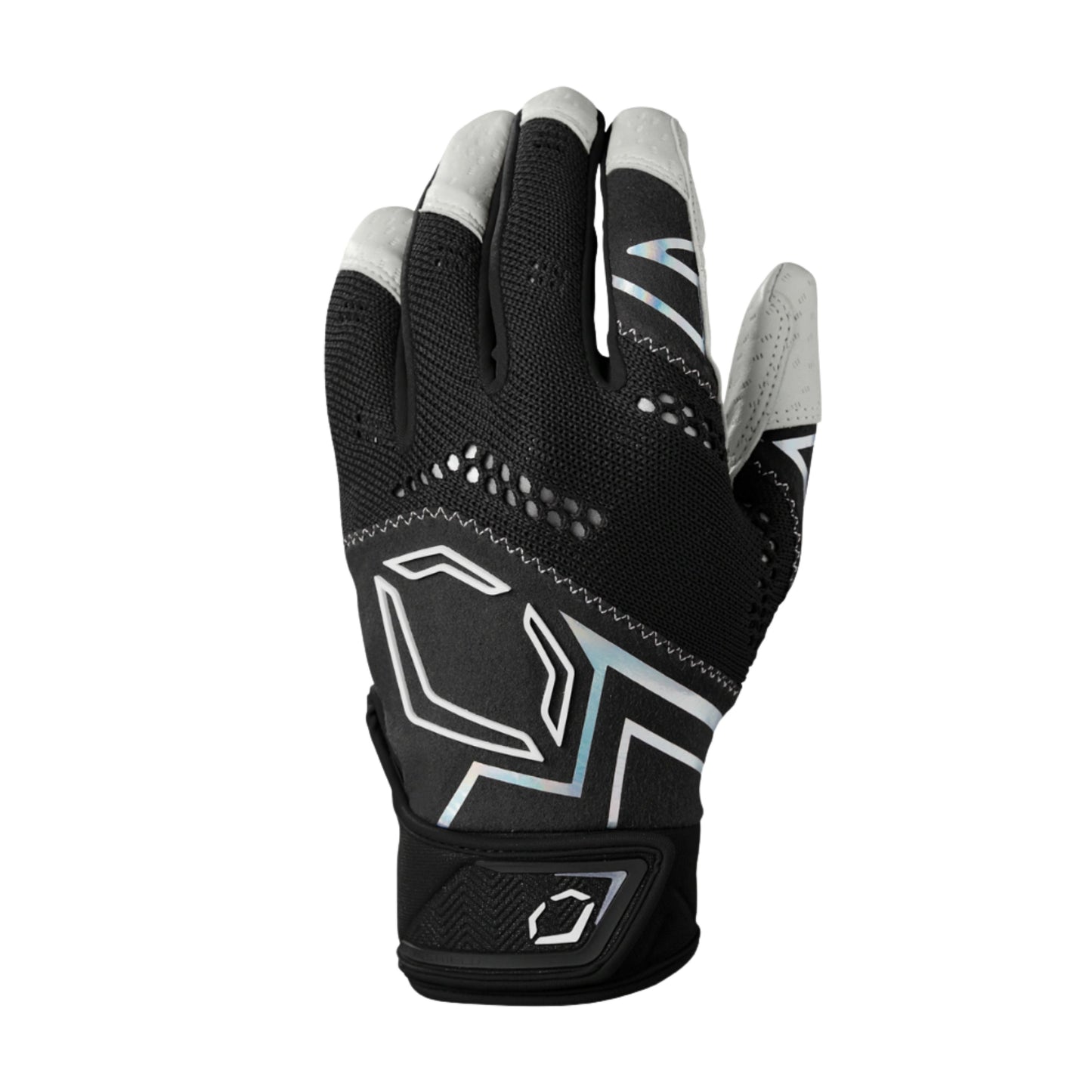A photo of the Evoshield Pro-SRZ™ V2 Adult Batting Gloves in colour navy and white.
