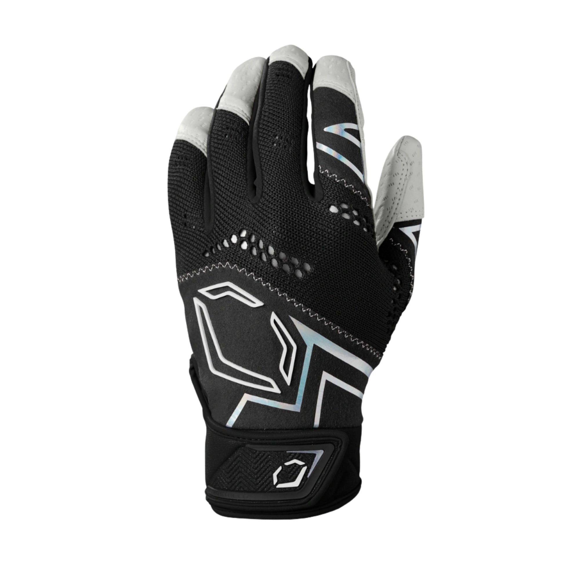 A photo of the Evoshield Pro-SRZ™ V2 Adult Batting Gloves in colour navy and white.