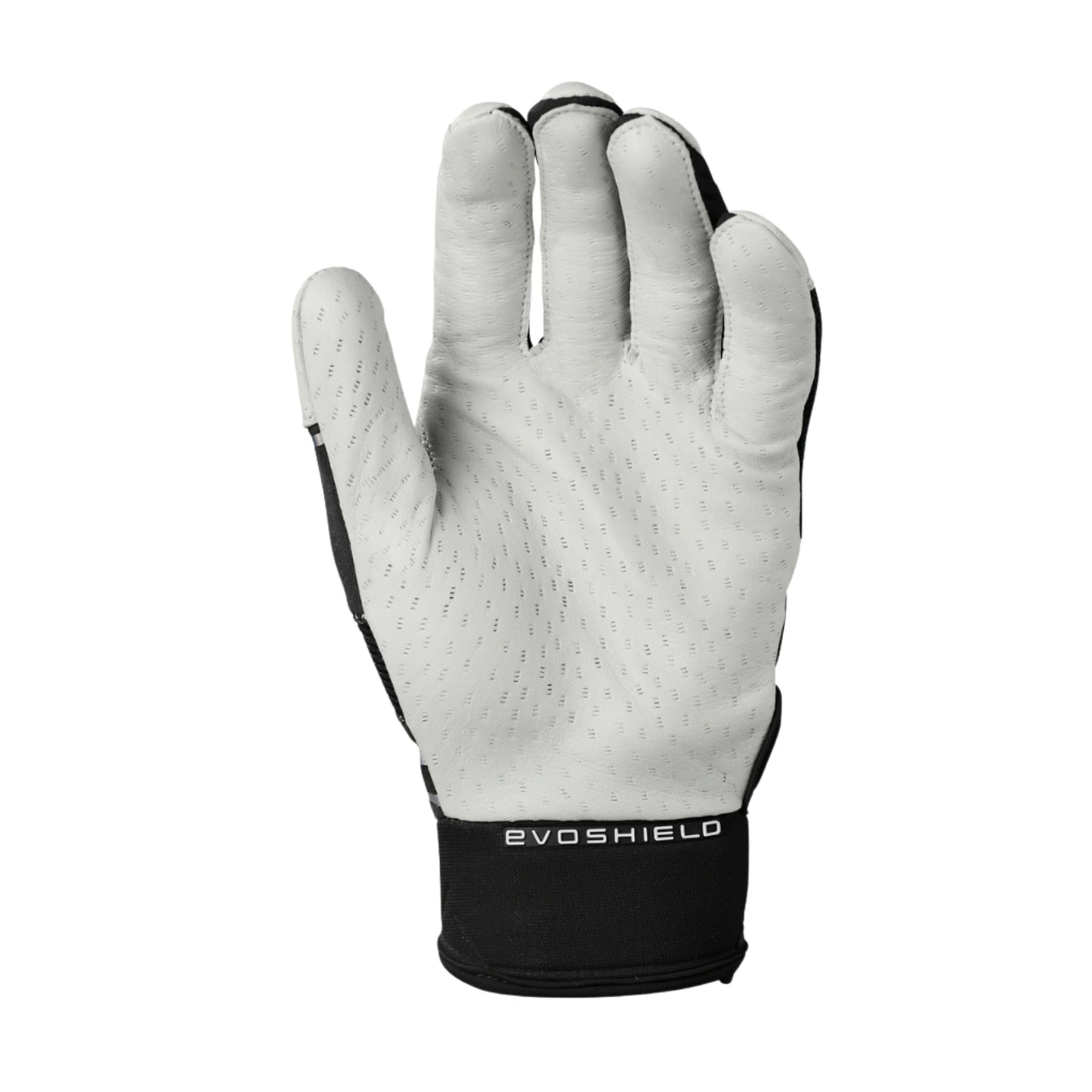 A photo of the Evoshield Pro-SRZ™ V2 Adult Batting Gloves in colour navy and white.