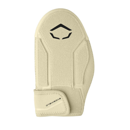 A photo of the Evoshield Shorty 2.0 Sliding Mitt in colour gray sand a white Evo logo.
