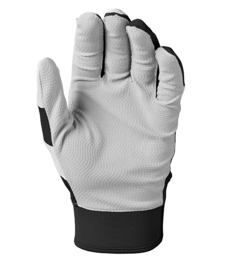 A photo of the Evoshield SRZ-1™ Adult Batting Gloves in colour black and white.