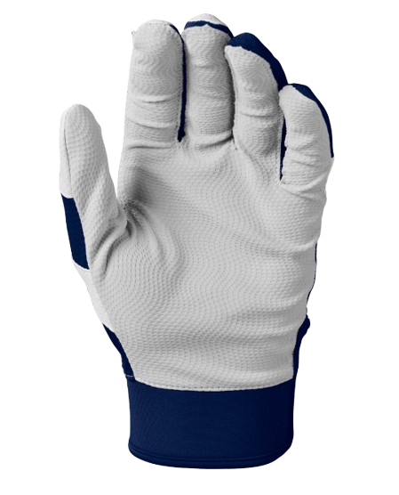 A photo of the Evoshield SRZ-1™ Adult Batting Gloves in colour navy and white.