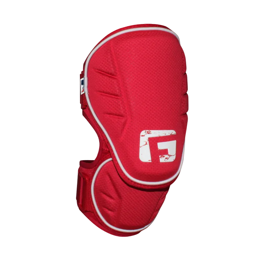 A photo of the G-Form Alpha Baseball Elbow Guard in colour red.