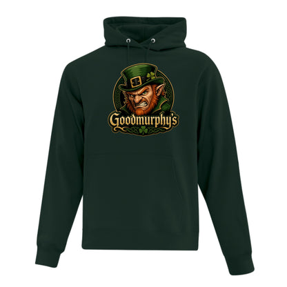 A photo of the Goodmurphy Family  Hoodie in colour green.