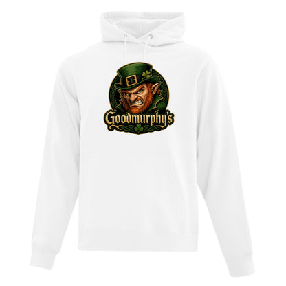 A photo of the Goodmurphy Family  Hoodie in colour white.