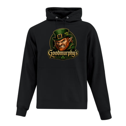 A photo of the Goodmurphy Family  Hoodie in colour black.