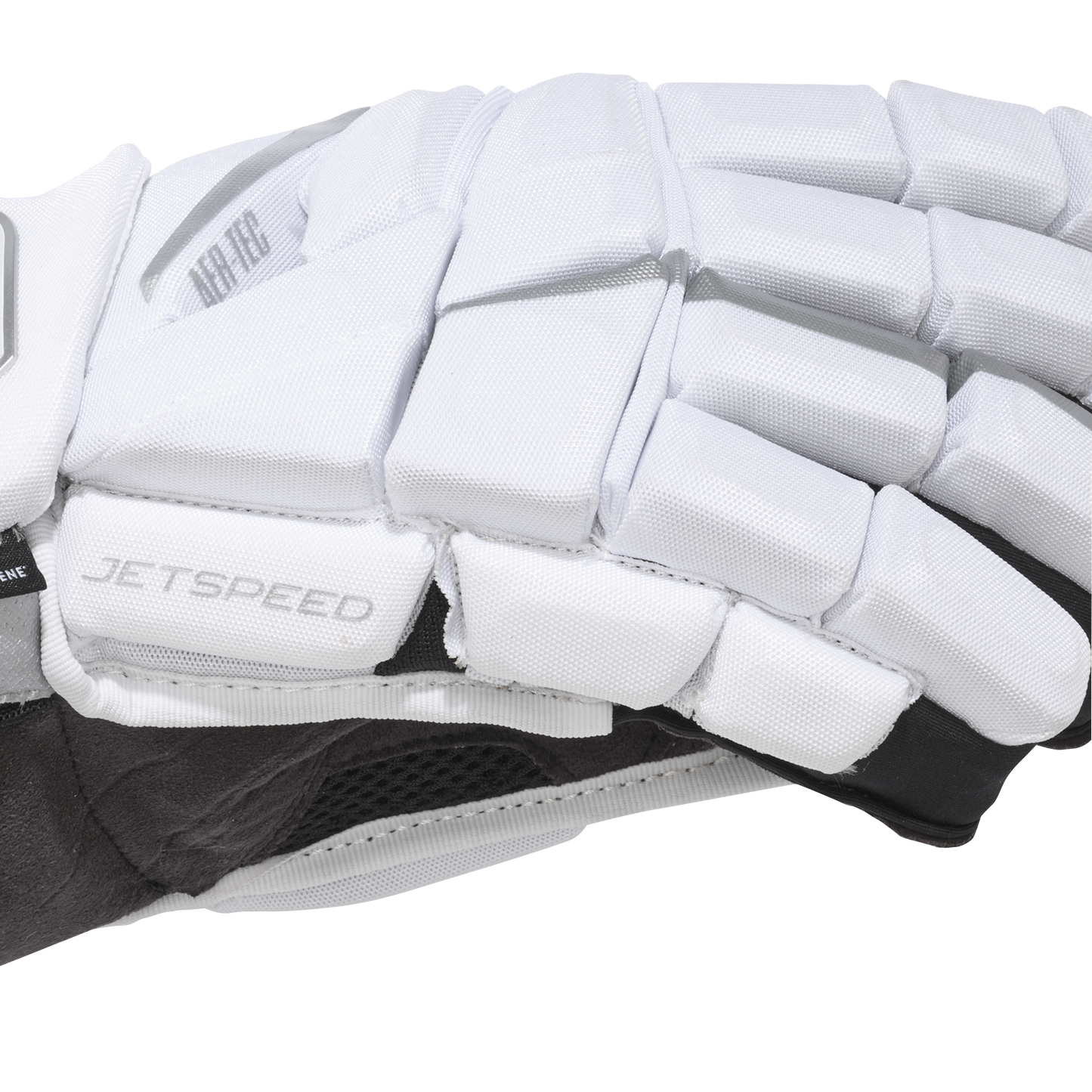 A photo of the CCM JetSpeed FT8 Pro Hockey Gloves - White Edition