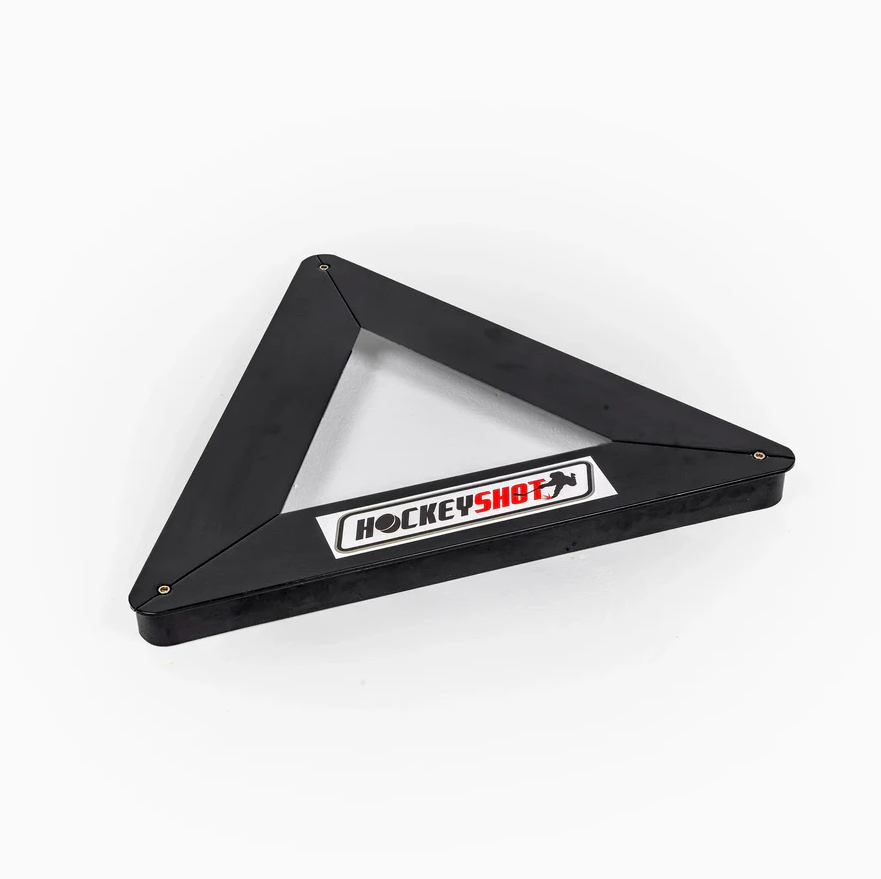 A photo of the HockeyShot Extreme Triangle Passer in colour black.
