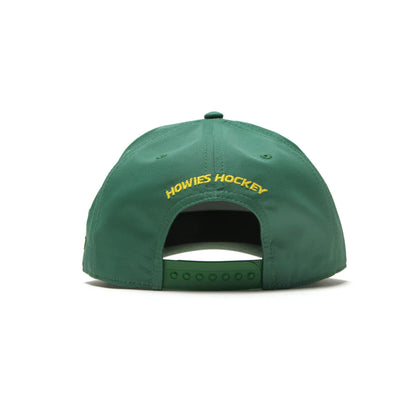 A photo of the Howies The Tour Lid - The Masters in colour green and yellow.