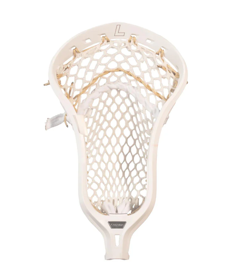  A photo of the Loading Lacrosse WYN Strung Lacrosse Head in colour white with net
