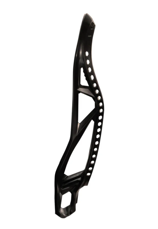 A photo of the Loading Lacrosse WYN Strung Lacrosse Head in colour black.