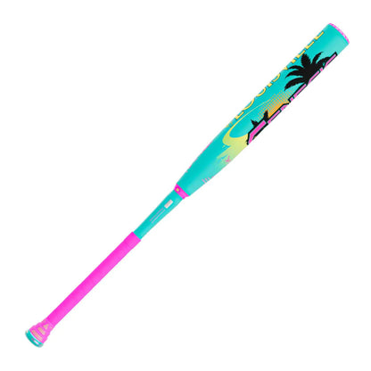 Louisville Slugger 2026 Genesis Scott Hartling 2PC Endload USSSA Slo-Pitch Bat in colour blue and pink.