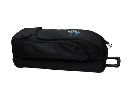 A photo of the Louisville Slugger Genesis Wheeled Bag in colour black.