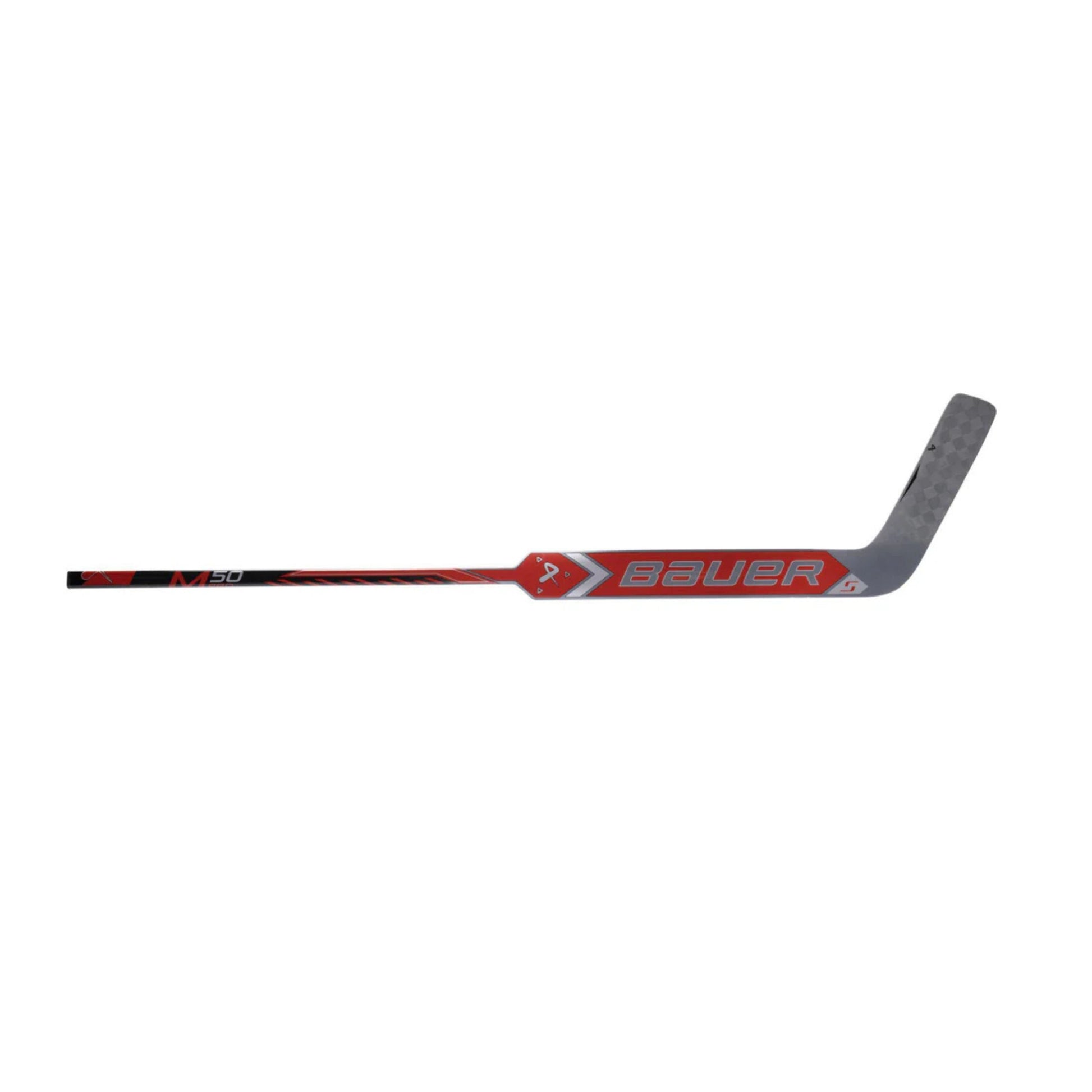 A photo of the BAUER Supreme M50 Pro Senior Goalie Stick in colour red.