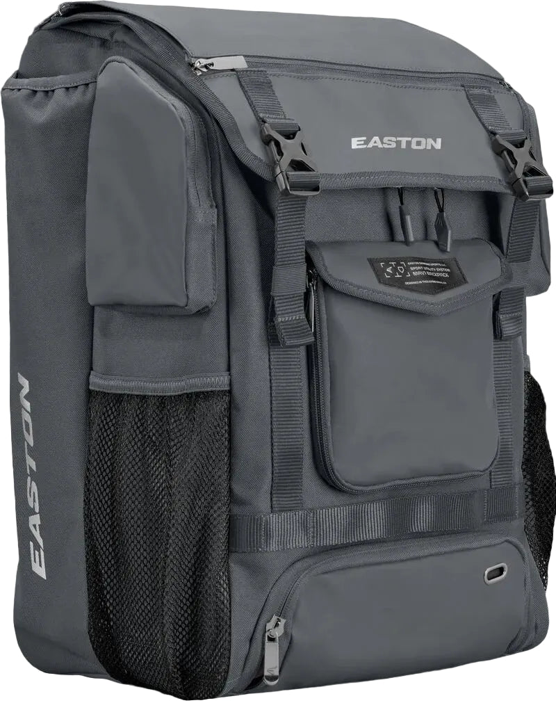 A photo of the Easton MAV1 Backpack in colour charcoal.