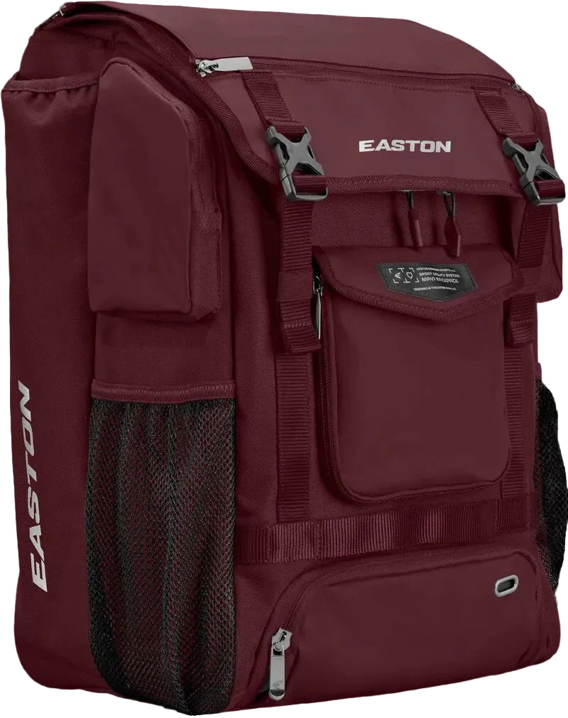 A photo of the Easton MAV1 Backpack in colour red.