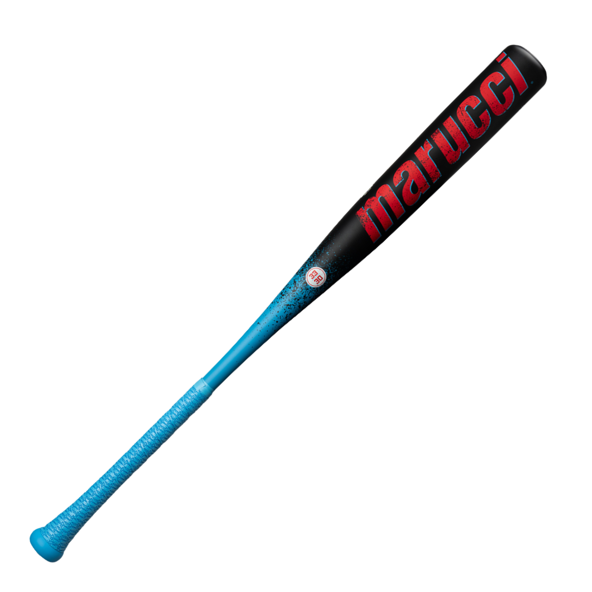 A photo of the Marucci CatX RCKLESS (-3) BBCOR Baseball Bat in colour black and blue.