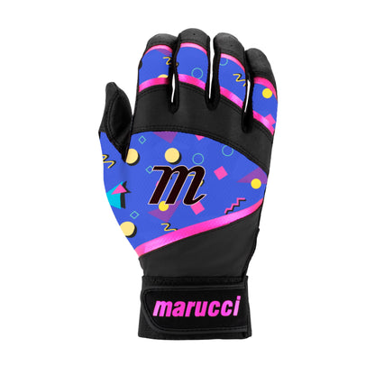 A photo of the Marucci Foxtrot Tee Ball Batting Gloves in colour pink.