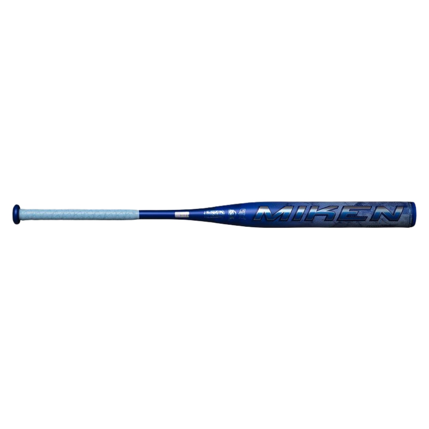 A photo of the Miken Freak Ice 1-PC Maxload 12.75" USSSA Slo-pitch Bat (2026) in colour blue.