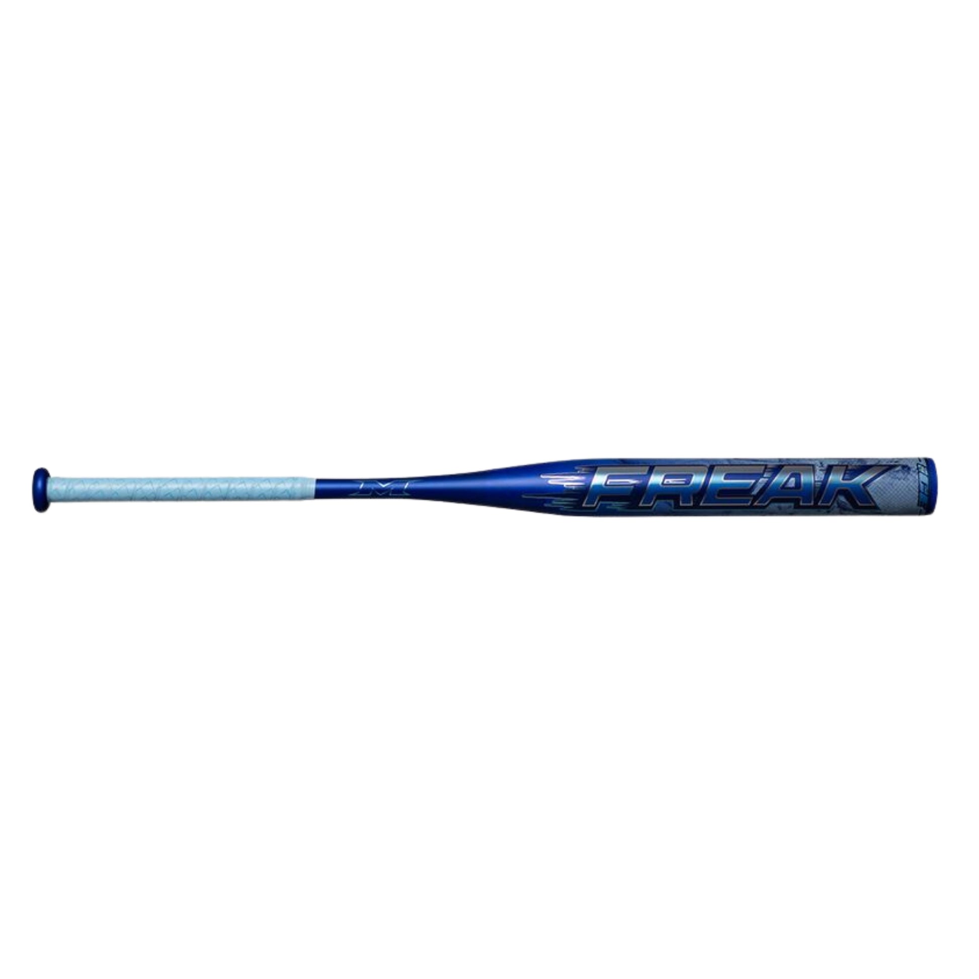 A photo of the Miken Freak Ice 1-PC Maxload 12.75" USSSA Slo-pitch Bat (2026) in colour blue.
