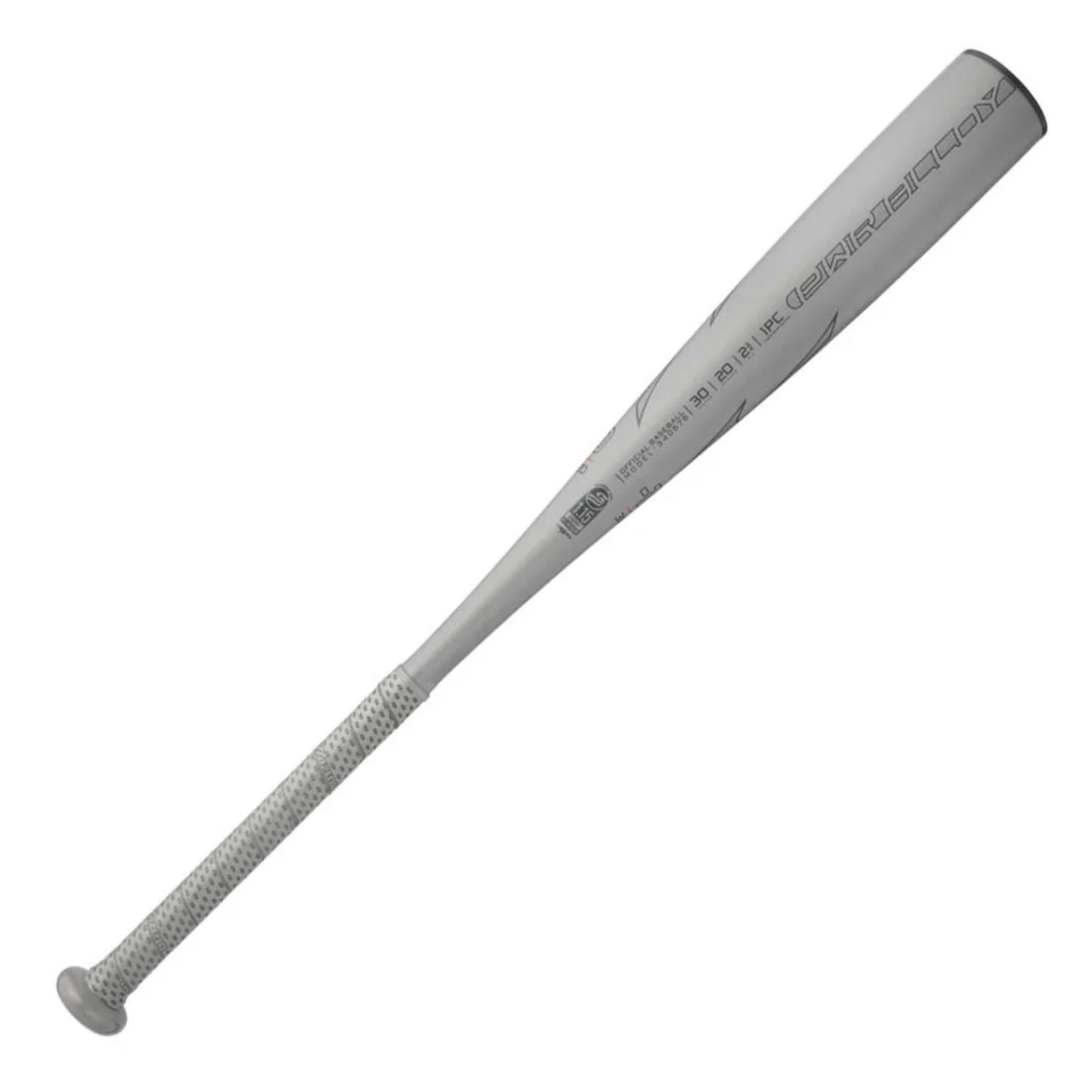 A photo of the Mizuno B24-PWR Alloy (-10) USSSA Youth Baseball Bat in colour grey.
