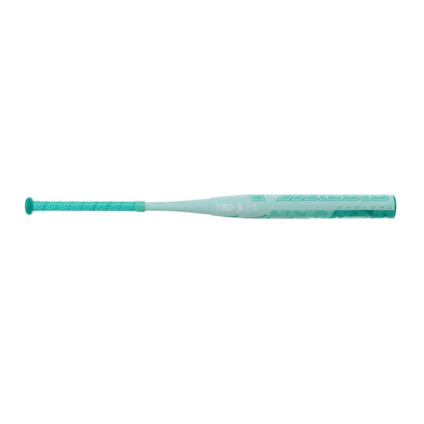 A photo of the Mizuno Crush 2-Piece End Load USSSA Slo-Pitch Softball Bat in colour mint green.