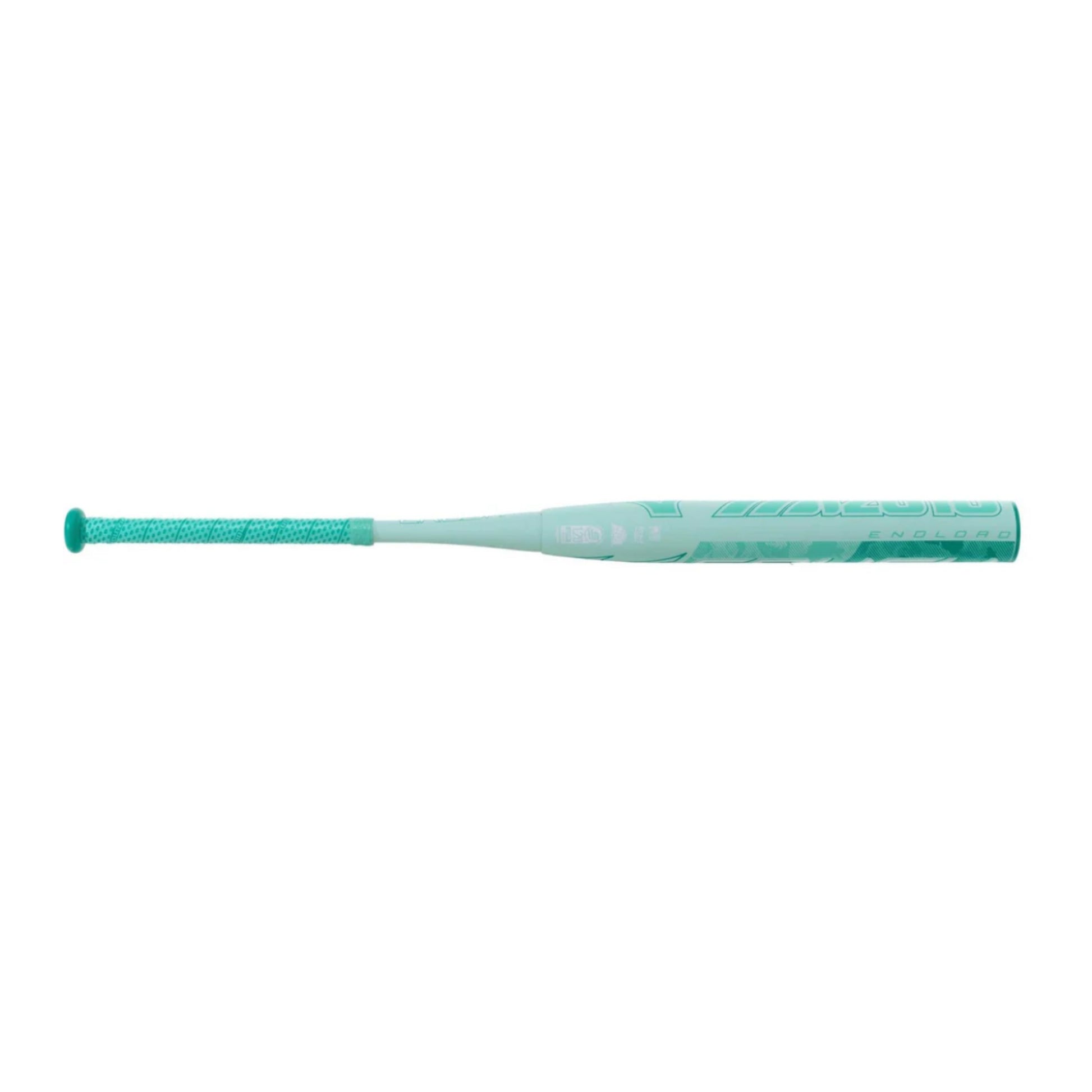 A photo of the Mizuno Crush 2-Piece End Load USSSA Slo-Pitch Softball Bat in colour mint green.