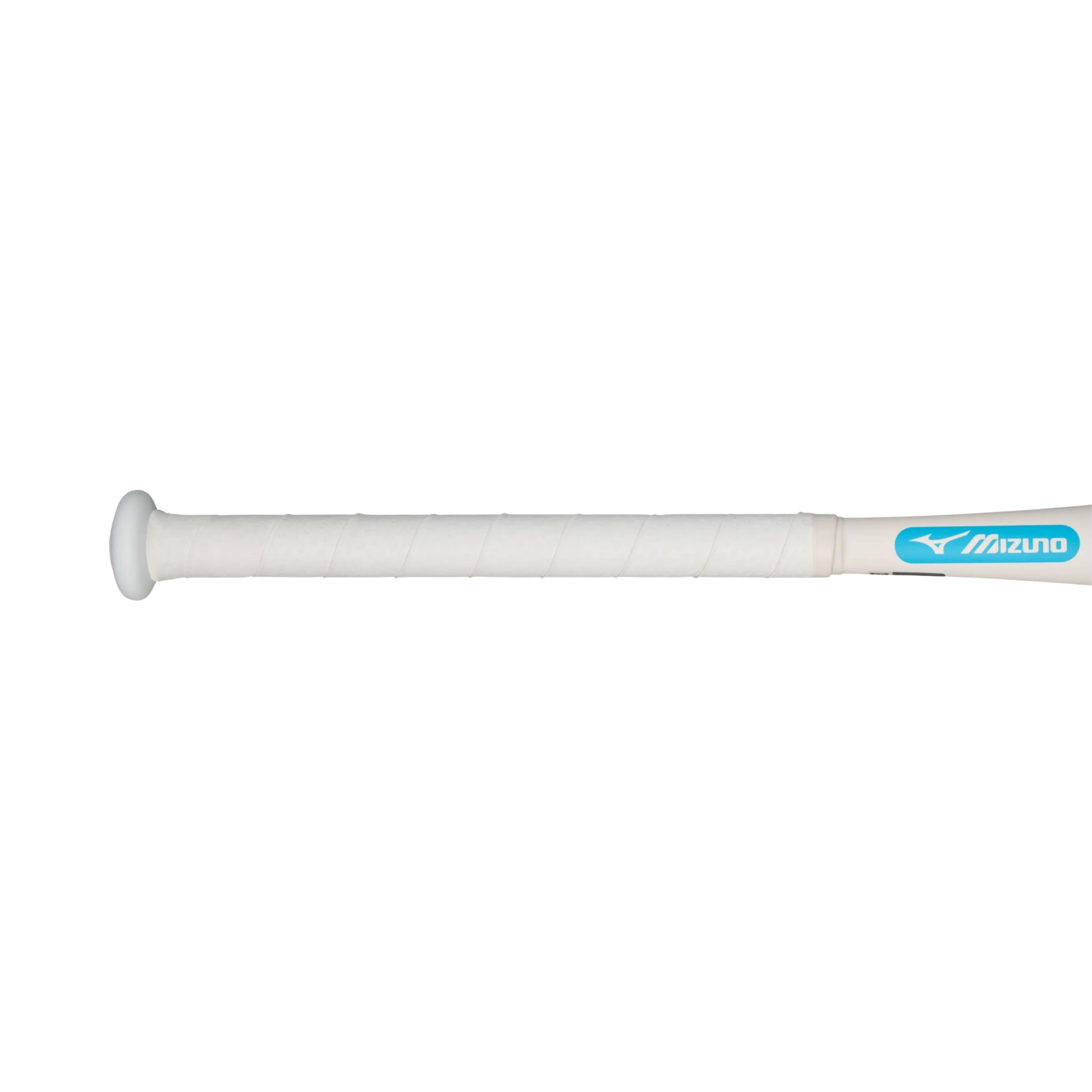 A photo of the Mizuno Finch 26 Fastpitch (-13) Baseball Bat in colour white, red and blue.